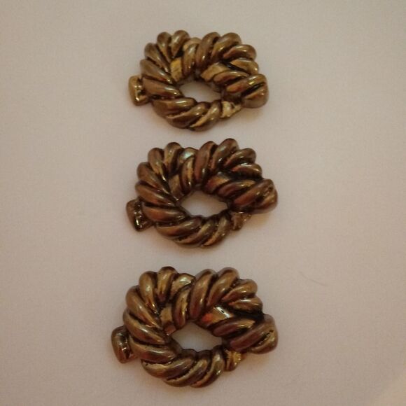 Vintage Antique Pretzel Sewing Buttons - Picture 1 of 5